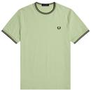 FRED PERRY M1588 Retro Twin Tipped Tee (Willow)