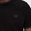 FRED PERRY M1588 Mod Twin Tipped T-Shirt B/CG