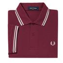 FRED PERRY M3600 Mens Twin Tipped Pique Polo PORT