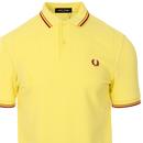 FRED PERRY M3600 Mens Twin Tipped Pique Polo L/G/C