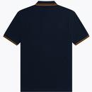 M3600 FRED PERRY MOD TWIN TIPPED POLO SHIRT N/DC