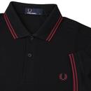 FRED PERRY M3600 Mod Twin Tipped Polo Shirt (BB)
