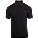 FRED PERRY M3600 Mod Twin Tipped Polo Shirt (BB)