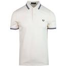 FRED PERRY M3600 Mod Twin Tipped Polo Shirt (Ecru)