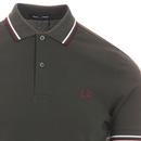 FRED PERRY M3600 Mod Twin Tipped Pique Polo A/W/M