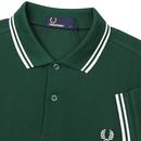 FRED PERRY M3600 Mod Twin Tipped Polo Shirt (Ivy)