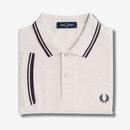 FRED PERRY M3600 Mod Twin Tipped Polo Shirt PM/AG