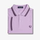 Fred Perry Twin Tipped Polo Shirt in Ultraviolet/Navy M3600 W51