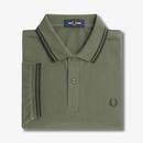 FRED PERRY M3600 Mod Twin Tipped Polo Shirt LWG/NG