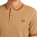 FRED PERRY M3600 Twin Tipped Mod Polo Shirt WS/B