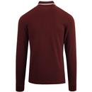 FRED PERRY Mod Twin Tipped Long Sleeve Polo (SR)