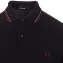 FRED PERRY Men's Mod Twin Tipped Long Sleeve Polo