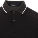 FRED PERRY Men's Long Sleeve Twin Tipped Polo HG