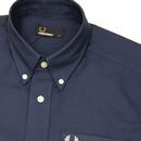 FRED PERRY Retro Mod Classic S/S Oxford Shirt FN