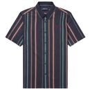 FRED PERRY M8563 Mod SS Stripe Button Down Shirt