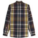 Fred Perry Linen Blend Retro Madras Check Shirt N