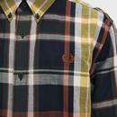 Fred Perry Linen Blend Retro Madras Check Shirt N