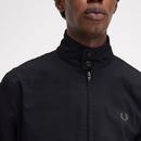 Fred Perry Classic 60s Mod Harrington Jacket Black