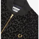 FRED PERRY X MILES KANE Leopard Print Track Jacket