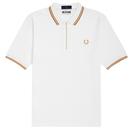 FRED PERRY X MILES KANE Twin Tipped Pique Zip Polo
