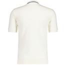 M7 Fred Perry Retro Pique Tipped Crew Neck Tee (E)