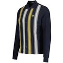 Fred Perry Mod Ombre Stripe Pique Shirt (Navy)