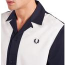 FRED PERRY Men's Retro 50's Panelled Bowling Shirt
