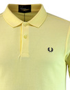 FRED PERRY Men's M6000 Slim Fit Polo Shirt Yellow