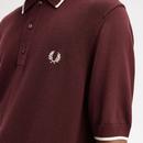 Fred Perry Tipped Pique Stitch Knitted Shirt (O)