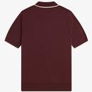 Fred Perry Tipped Pique Stitch Knitted Shirt (O)
