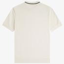M7 Fred Perry Retro Pique Tipped Crew Neck Tee LE