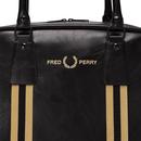 FRED PERRY Retro Refined Webbing Grip Bag - Black