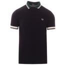 FRED PERRY Men's Ribbed Trim Pique Polo Shirt N