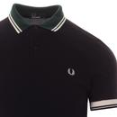 FRED PERRY Men's Ribbed Trim Pique Polo Shirt N