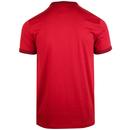 FRED PERRY Retro Mod Crew Neck Ringer T-shirt RED