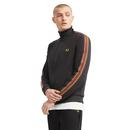 FRED PERRY Men's Contrast Sleeve Tape Track Jacket