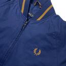 Fred Perry Retro Tennis Bomber Jacket French Navy