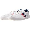 FRED PERRY B108 Retro Suede Tennis Trainers SW