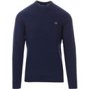 FRED PERRY Men's Chevron Texture Knitted Jumper SB