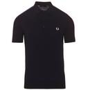 FRED PERRY Retro Mod Textured Tonic Knitted Polo