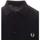 FRED PERRY Retro Mod Textured Tonic Knitted Polo