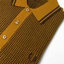 Fred Perry 2Tone Textured Knitted Polo Shirt (DC)
