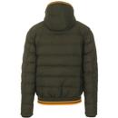 FRED PERRY Retro Tipped Hooded Puffer Jacket (HG)