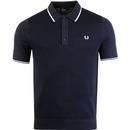 FRED PERRY Men's Mod Tipped Knitted Polo Shirt N