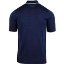 FRED PERRY Retro Mod Cable Knitted Tipped Polo N