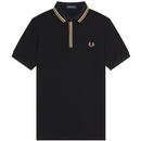 FRED PERRY Retro Mod Tipped Placket Mod Polo Shirt