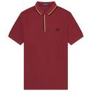 FRED PERRY M8559 Mod Tipped Placket Polo Top PORT