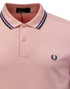 FRED PERRY M3600 Mod Twin Tipped Polo Shirt - PINK