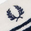FRED PERRY Retro Tipped Towelling Sweatbands (W/N)