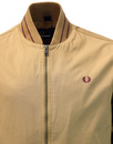 FRED PERRY Retro Tramline Tipped Bomber Jacket WR